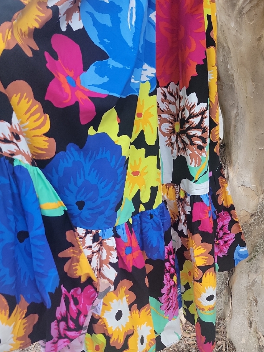 Christopher John Rogers Bright Multi-Color Floral Dress - Picture 8 of 11